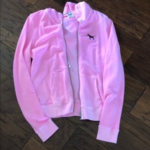 PINK zip up hoodie